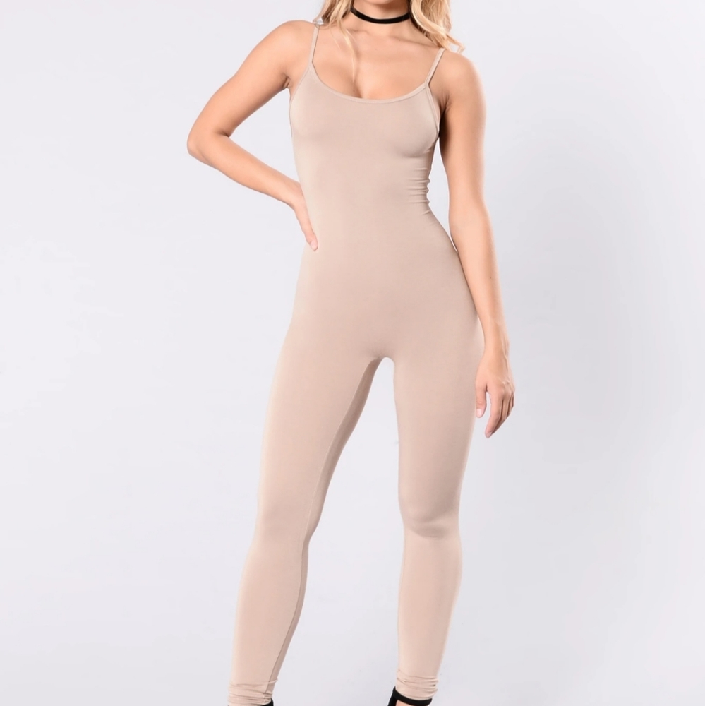 New Bodycon Khaki Jumpsuit